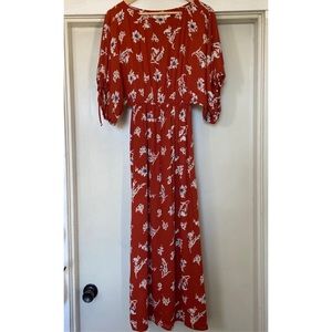Christy Dawn Mia dress in Crimson Vine